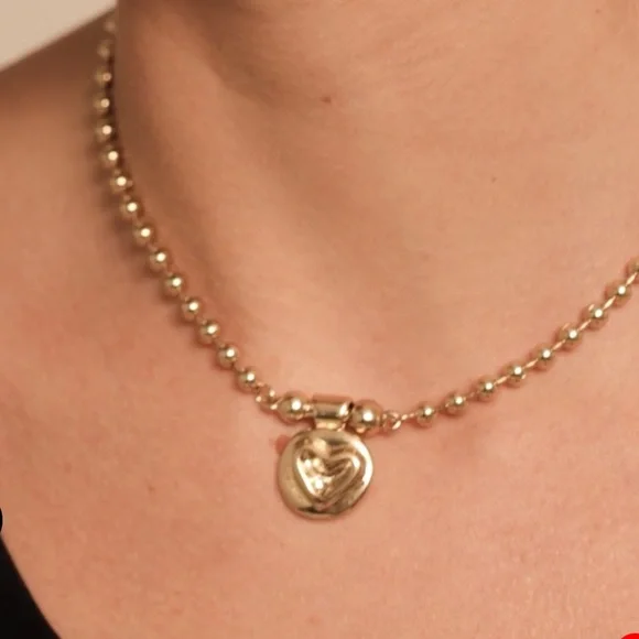 NEW | 18K GOLD PLATED 2MM HEART CHARM FOR NECKLACE | CHARM ONLY - Picture 4 of 4